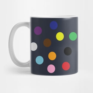 Rainbow dots Mug